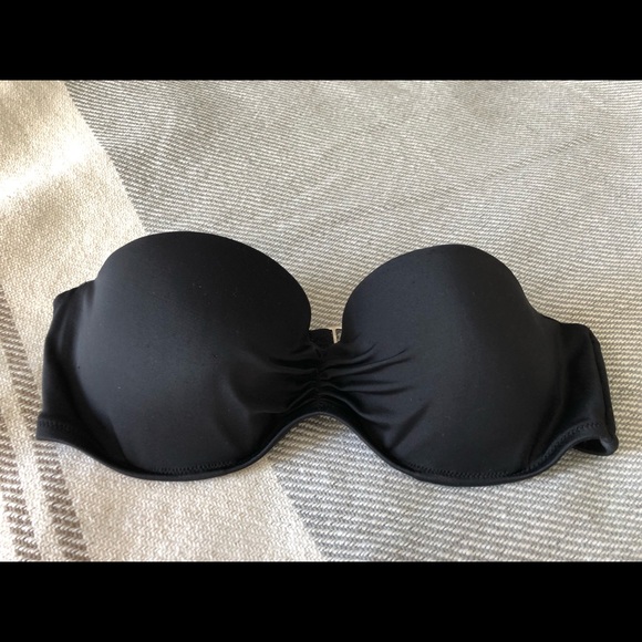 Strapless Black Bikini Top - Picture 1 of 4